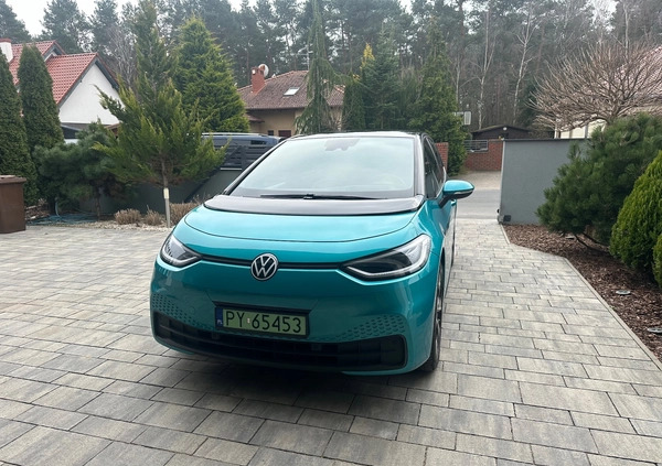 Volkswagen ID.3 cena 91900 przebieg: 74000, rok produkcji 2021 z Poznań małe 56